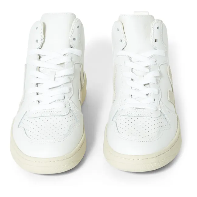 Hohe geschnürte Sneakers V-15 - Damenkollektion  | Weiß