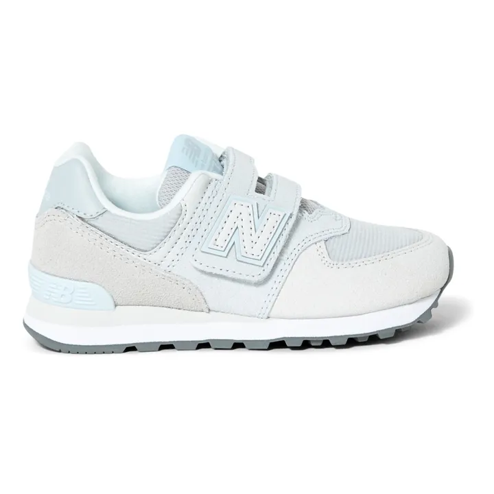 574 Velcro Sneakers | Light blue- Product image n°0