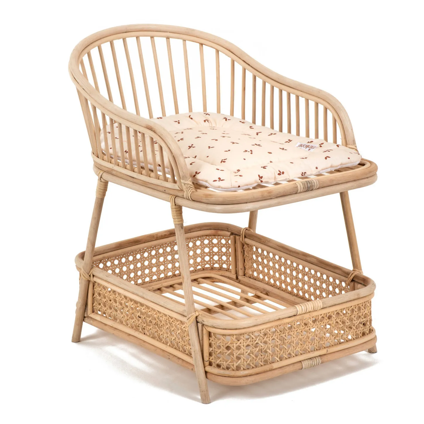 Wicker Doll Changing Table- Product image n°0