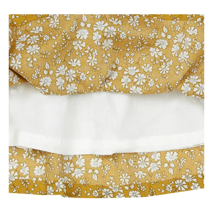 Falda Liberty de algodón orgánico | Ocre- Imagen del producto n°1
