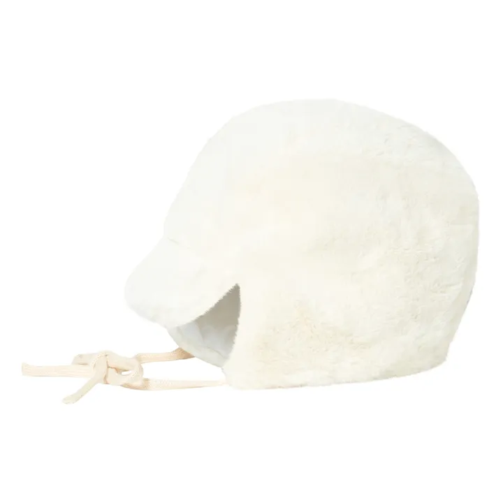 Recycled Sherpa Baby Trapper Hat | Ecru- Product image n°1