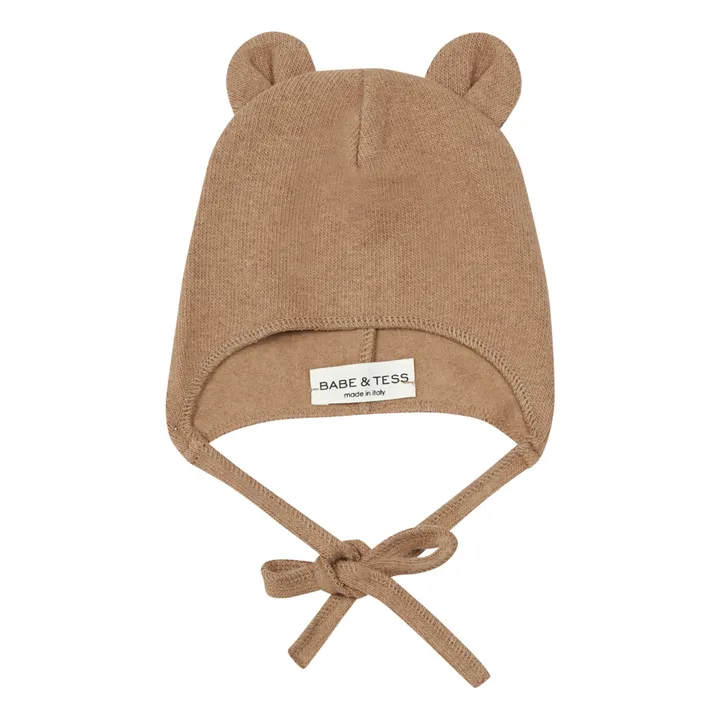 Teddy Recycled Knit Beanie | Camel- Product image n°0