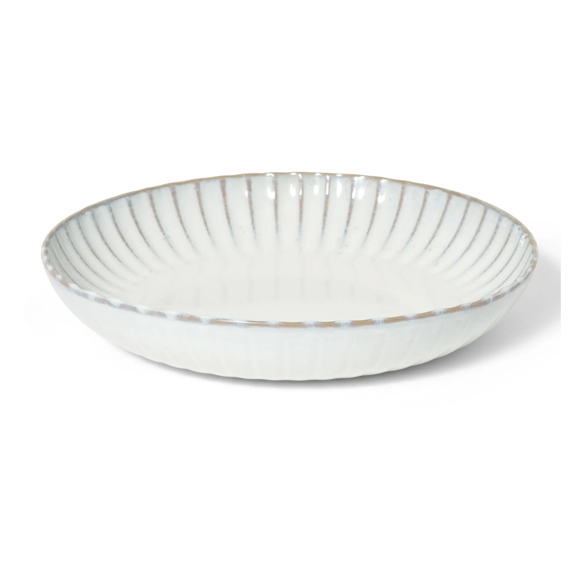 Serax White Sergio Herman Inku Stoneware Salad Bowl