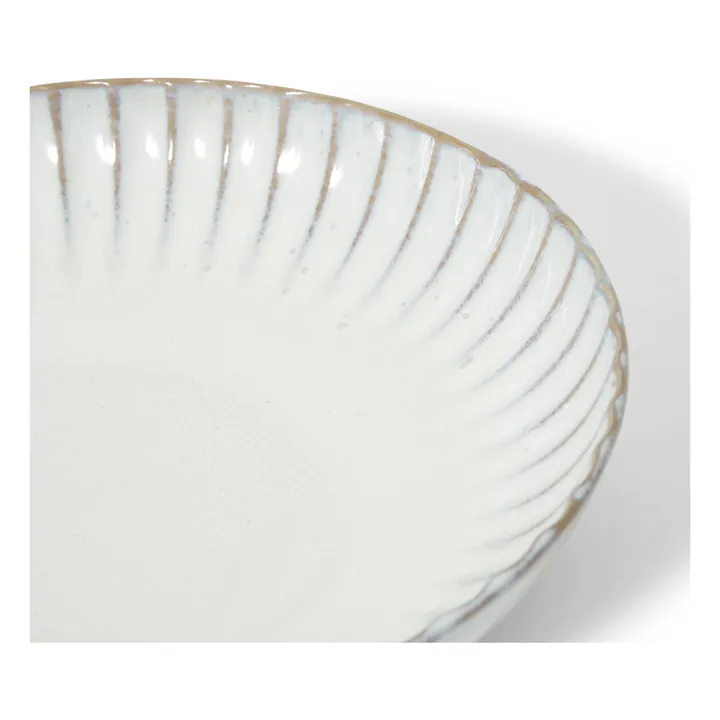 Sergio Herman Inku Stoneware Salad Bowl | White- Product image n°1
