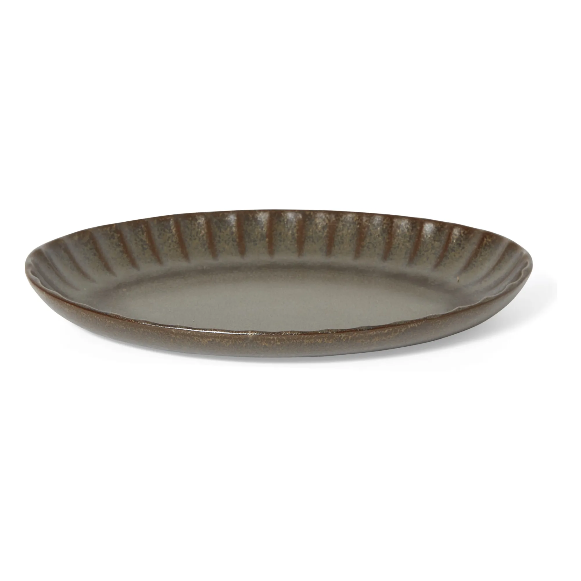 Serax Green Sergio Herman Inku Stoneware Salad Bowl