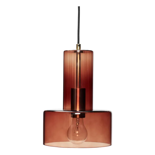 Glass Pendant Lamp | Brown