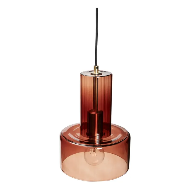 Glass Pendant Lamp | Brown