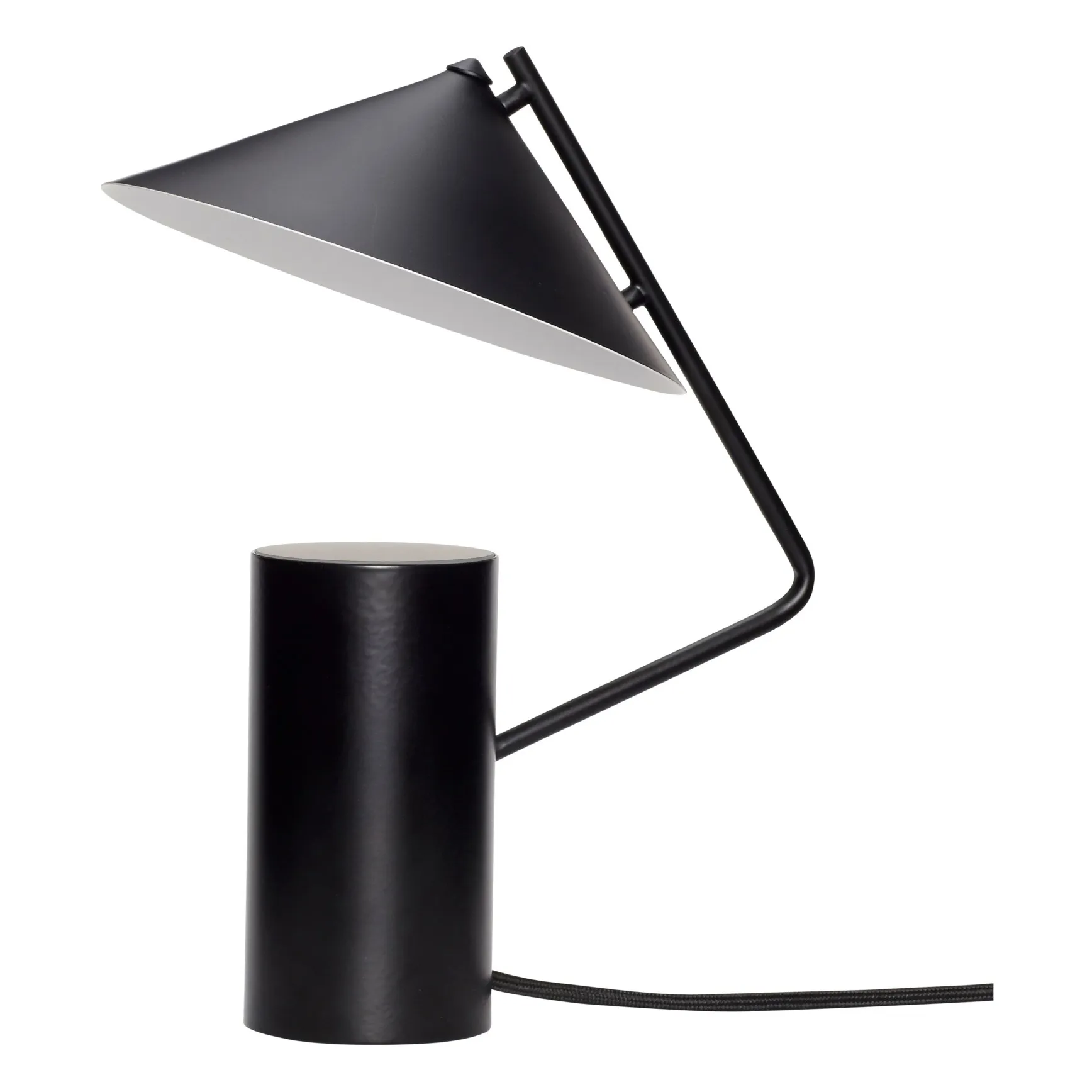 Hübsch Black Metal Table Lamp