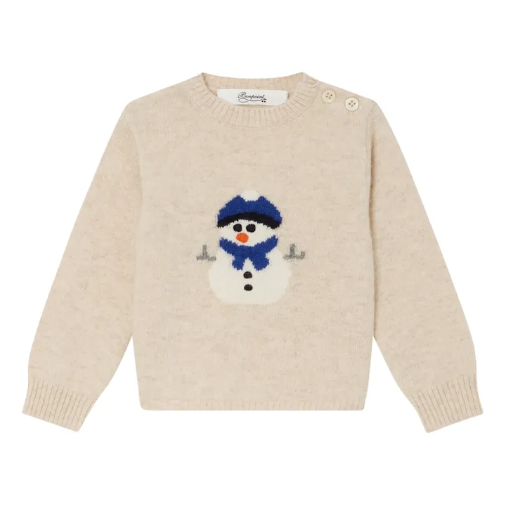 Tyler Cashmere Jumper - Christmas Collection  | Beige- Product image n°0