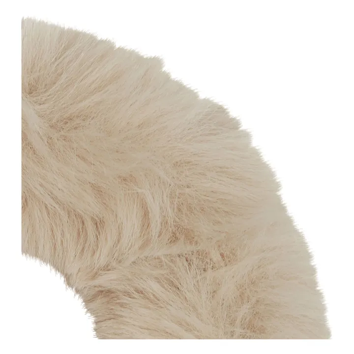 Theophane Faux Fur Headband - Christmas Collection -  | Taupe brown- Product image n°3