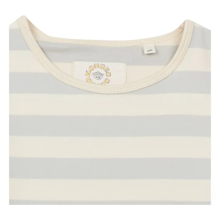 Camiseta a rayas Bali algodón orgánico | Gris- Imagen del producto n°1