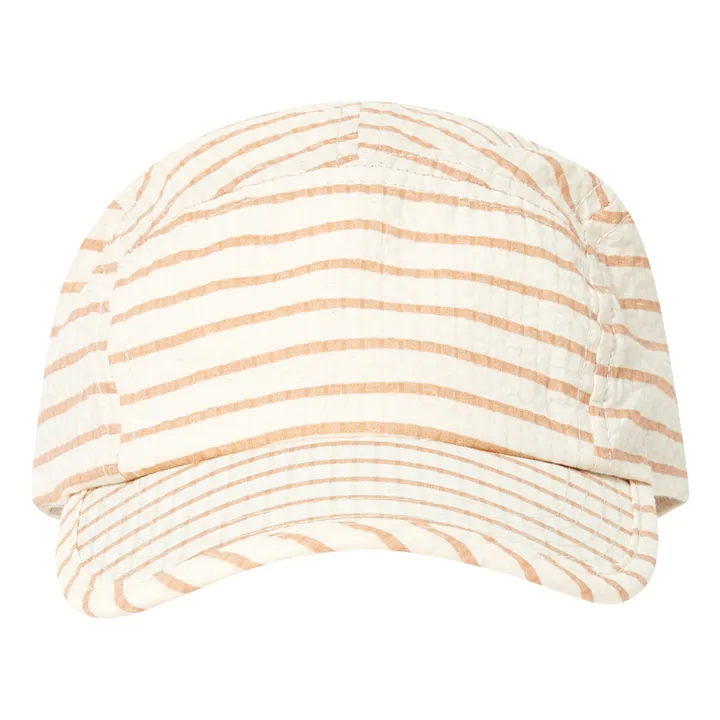 Regular Striped Cap  | Pale pink- Product image n°0