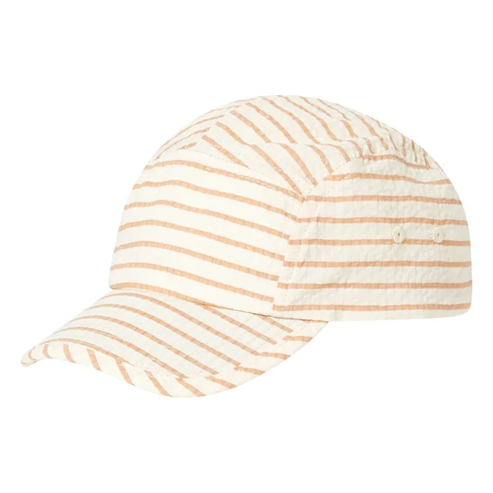 Regular Striped Cap  | Pale pink- Product image n°1