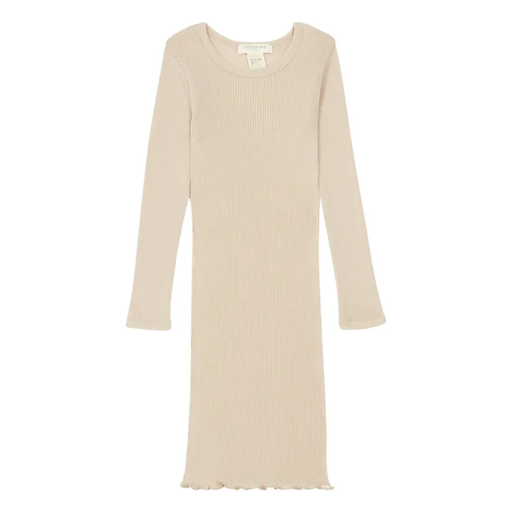Kleid Alda Seamless Merinowolle | Sandfarben- Produktbild Nr. 0