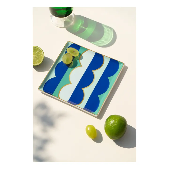 Vide-poche Riviera en céramique | Bleu- Image produit n°1