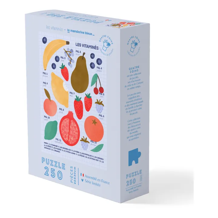 Puzle Les Vitaminés de La mandarine bleue - 250 piezas- Imagen del producto n°0