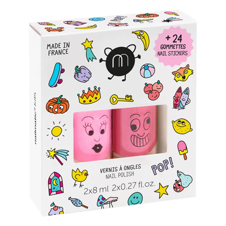 Cofre infantil Pop 2 esmaltes - Dolly y Kitty- Imagen del producto n°0
