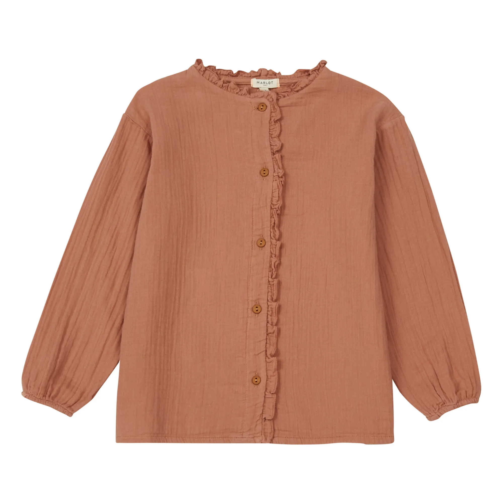Marlot Paris Pink Jade Cotton Muslin Blouse