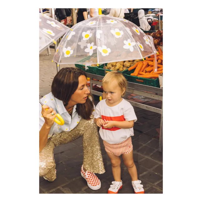 Parapluie Fleurs enfant | Jaune