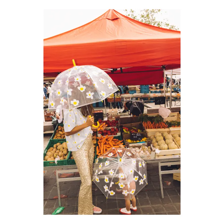 Paraguas Adulto Flores | Amarillo- Imagen del producto n°1