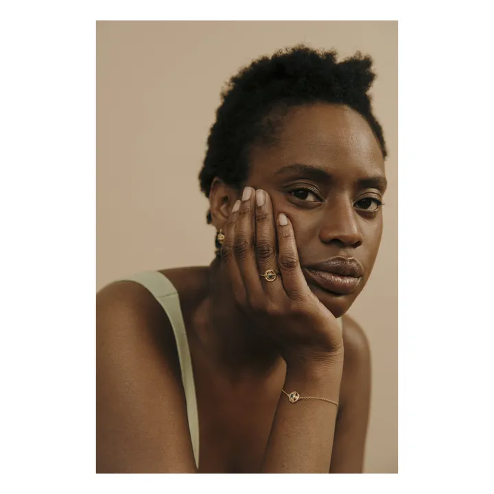 Bague Madeleine | Bleu marine- Image produit n°2