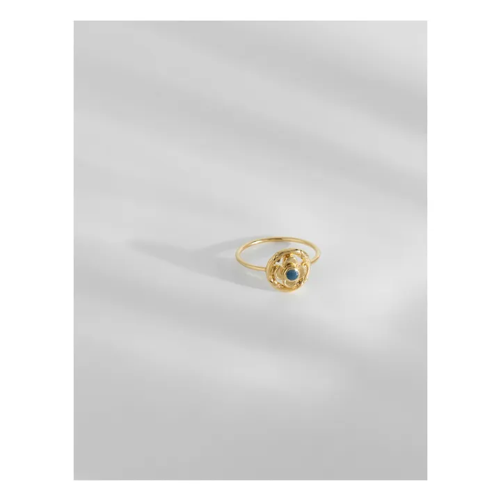 Bague Madeleine | Bleu marine- Image produit n°1