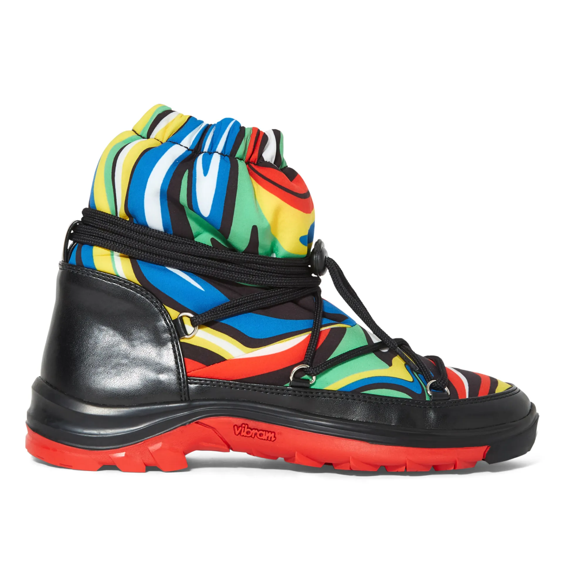 Stella Mccartney Kids Unisex Kids Black Waterproof Recycled Polyester Boots - Ski Collection