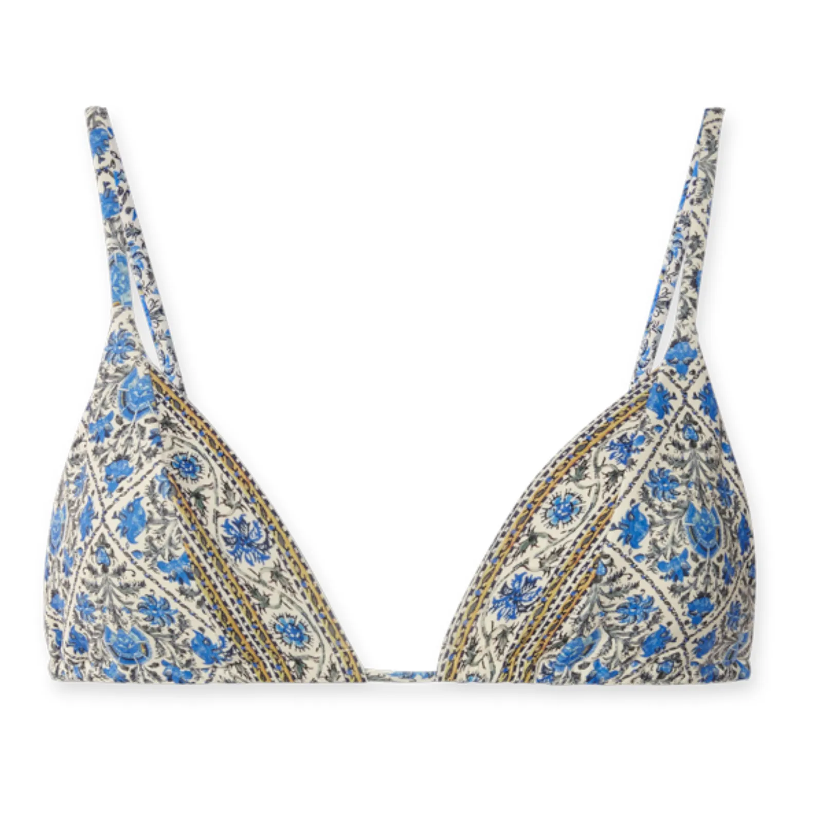 Boteh Blue Lizzy Bikini Top