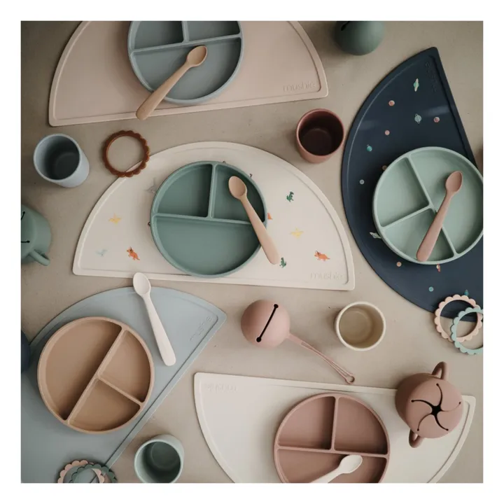 Assiette en silicone | Blush- Image produit n°2
