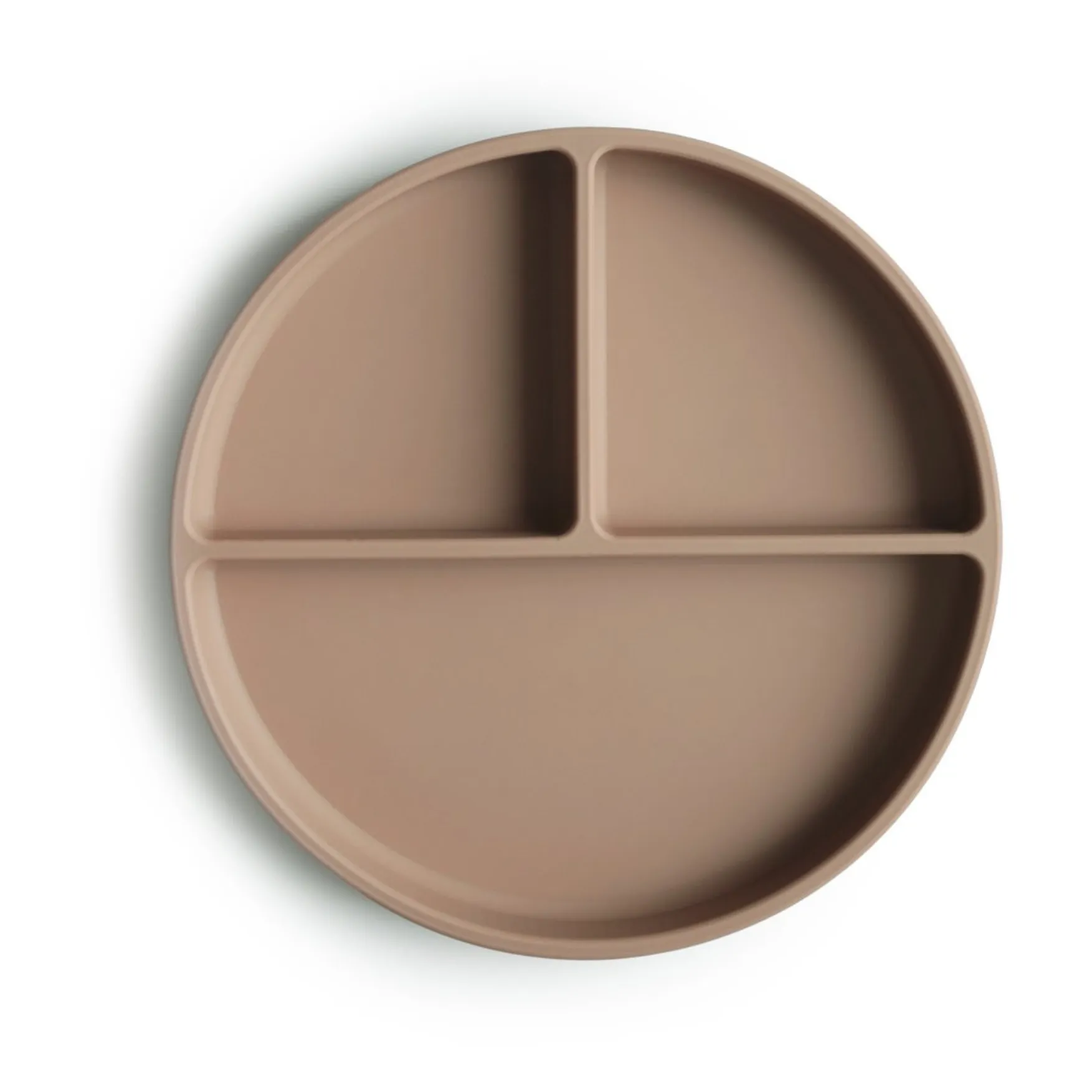Assiette en silicone | Beige- Image produit n°0