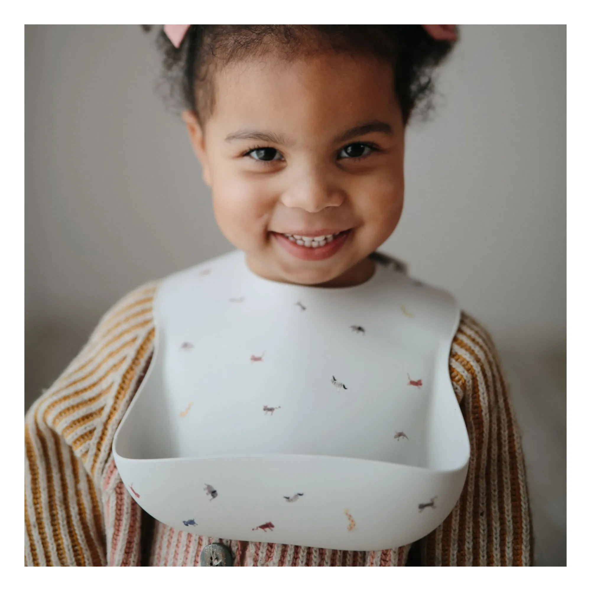 Silicone Bib | Beige- Product image n°1