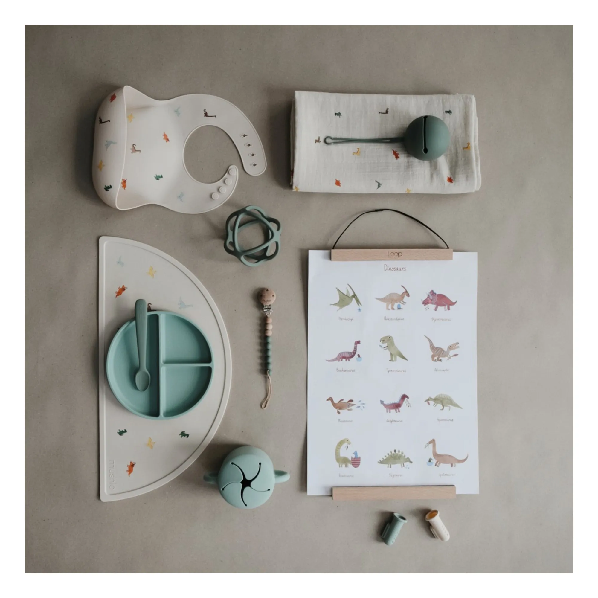 Silicone Bib | Beige- Product image n°2