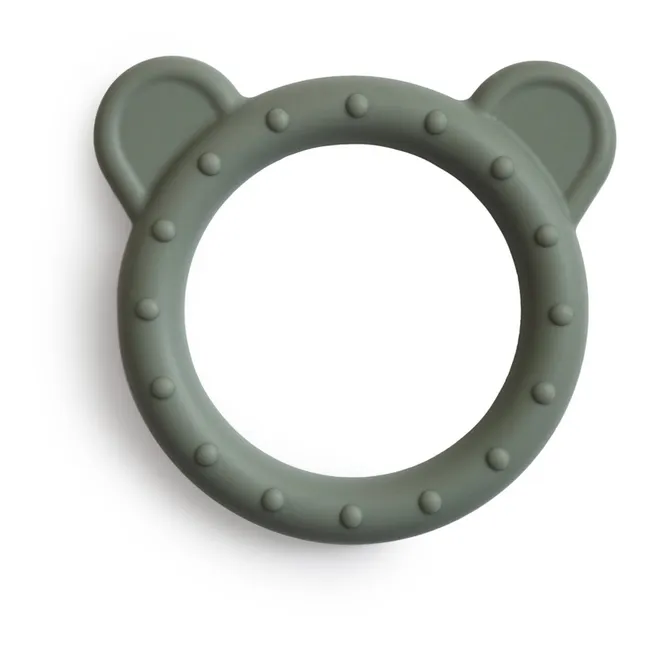 Anello di dentizione in silicone | Verde foresta