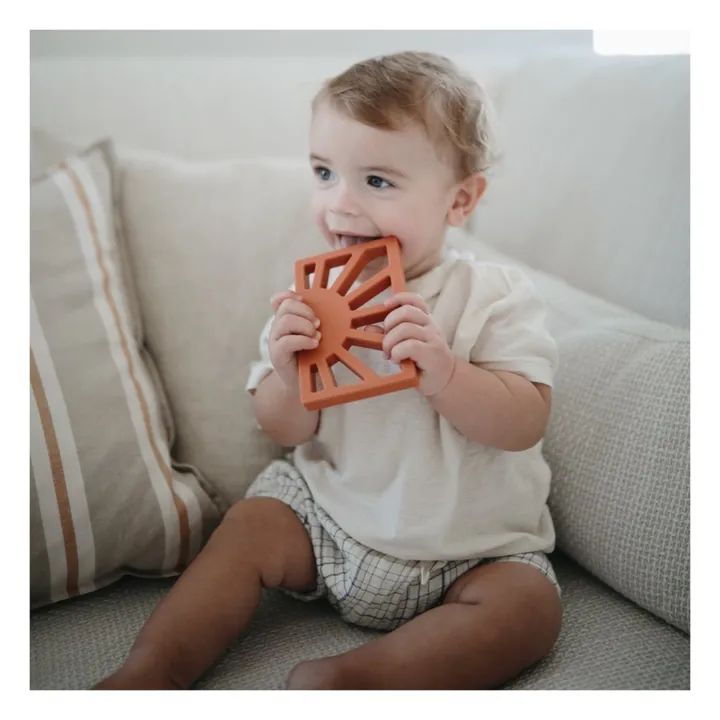 Jouet de dentition en silicone | Terracotta- Image produit n°1