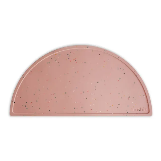 Set da tavola Confetti in silicone | Rosa