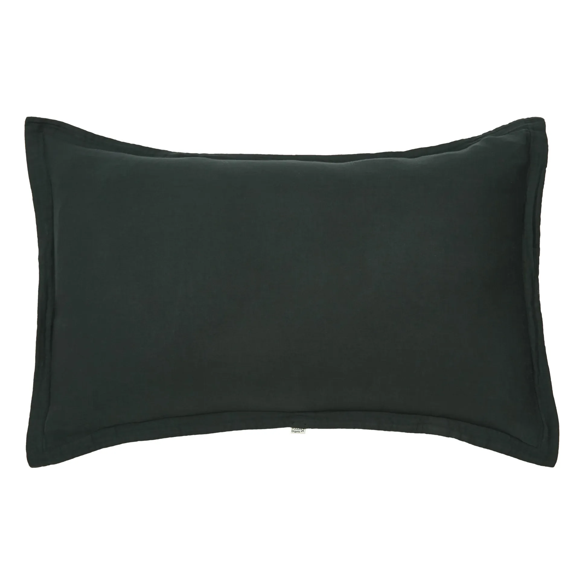 Poudre Organic Black Tamaris Double Cotton Muslin Pillow Case