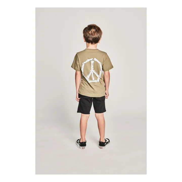 T-Shirt Peaceout | Vert olive- Image produit n°2