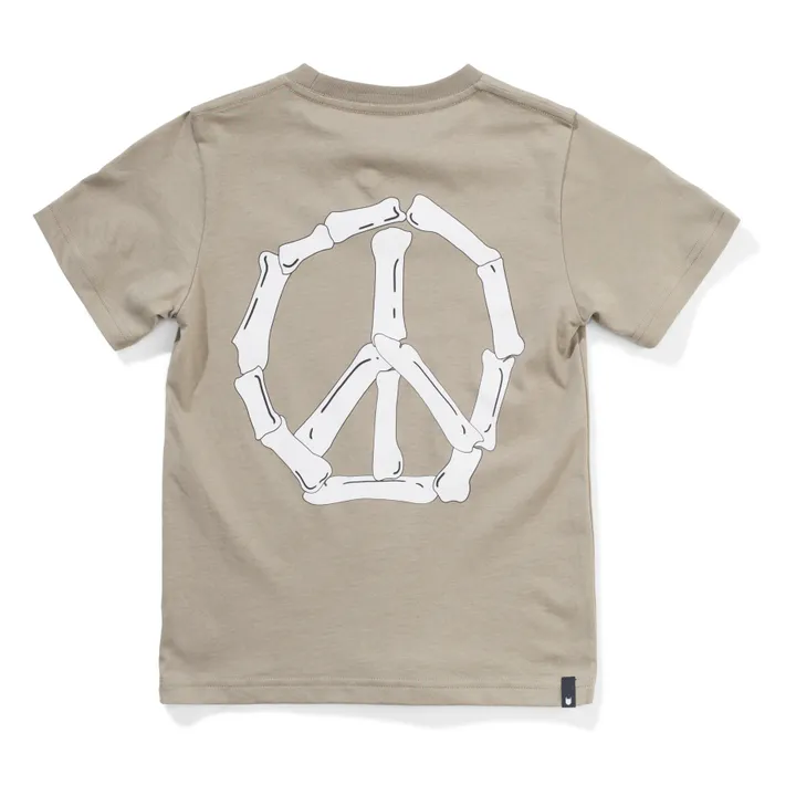 T-Shirt Peaceout | Vert olive- Image produit n°3