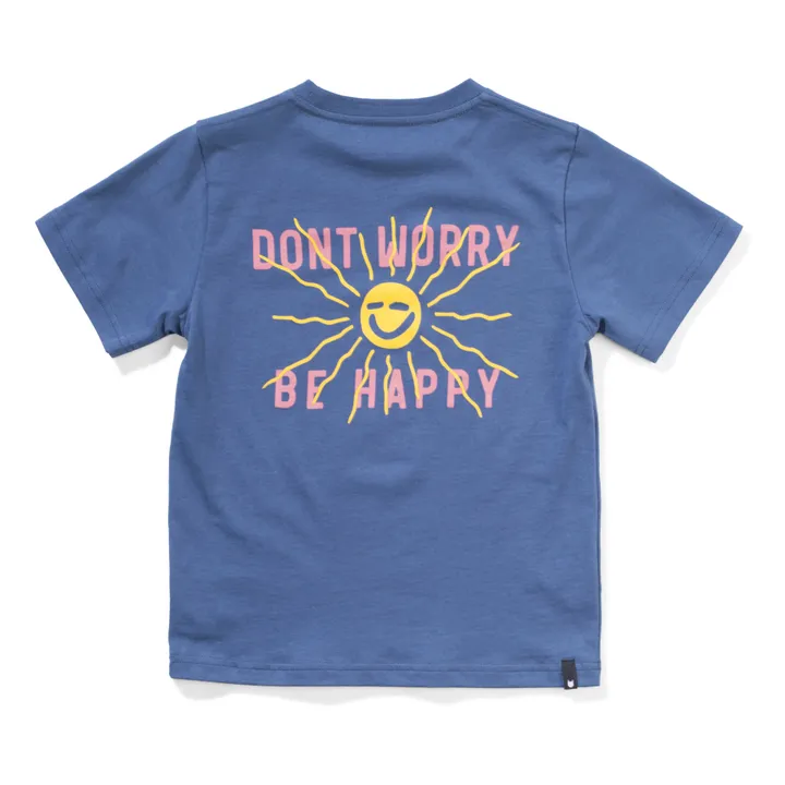 T-Shirt Happy | Bleu- Image produit n°3