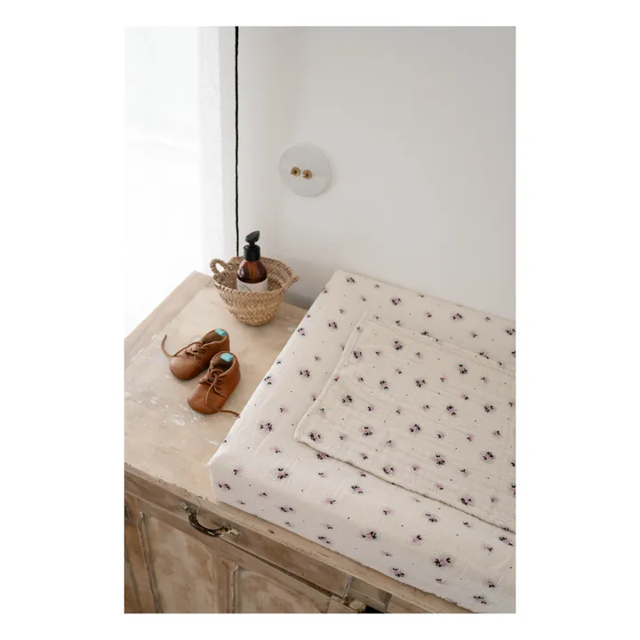 Fanny Apple Changing Mat Cover | Lilac- Product image n°1