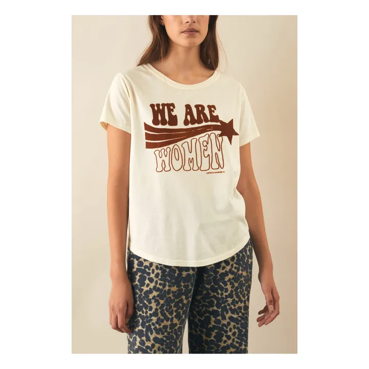 T-shirt, modello: Toro Star, in cotone bio | Blanc/Écru- Immagine del prodotto n°1
