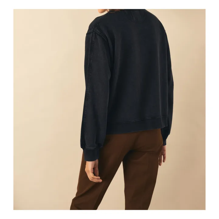 Sweatshirt Sortie Well | Schwarz- Produktbild Nr. 4