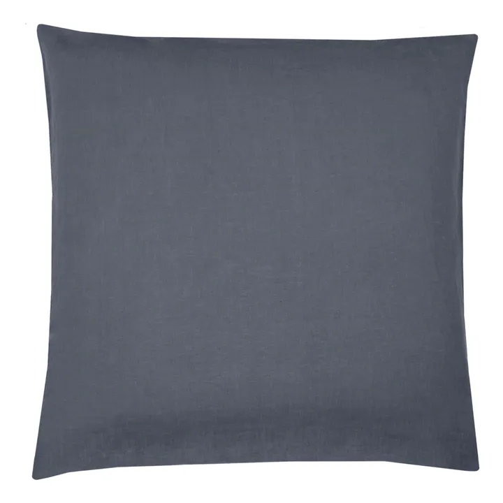 Kissenbezug aus vorgewaschenem Leinen | Blau Strum- Produktbild Nr. 0