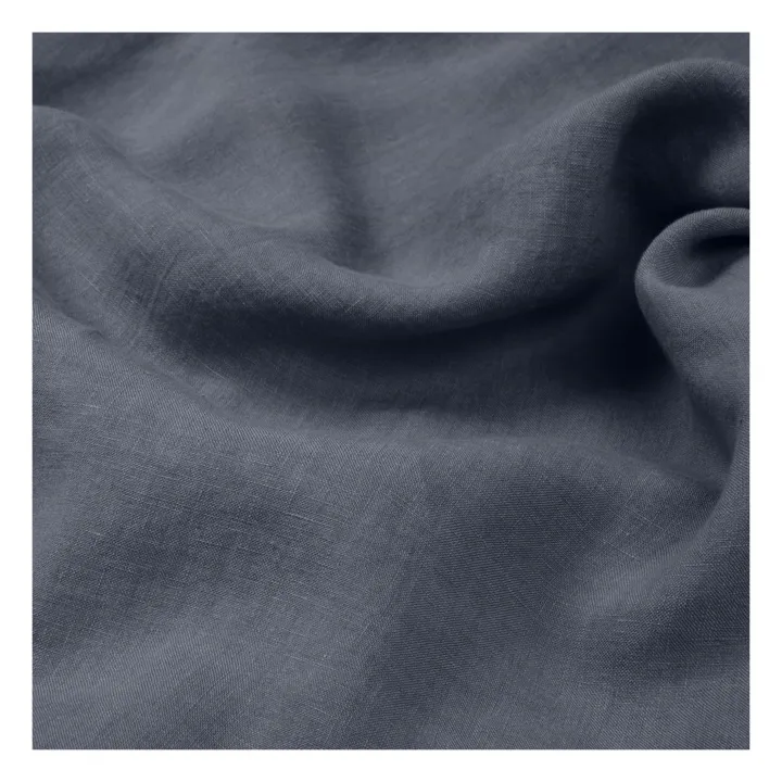 Kissenbezug aus vorgewaschenem Leinen | Blau Strum- Produktbild Nr. 1