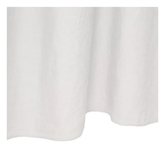 Vorhang zum Überziehen oder Festklemmen Vorgewaschene Leinen- 140x280 | Grauweiß