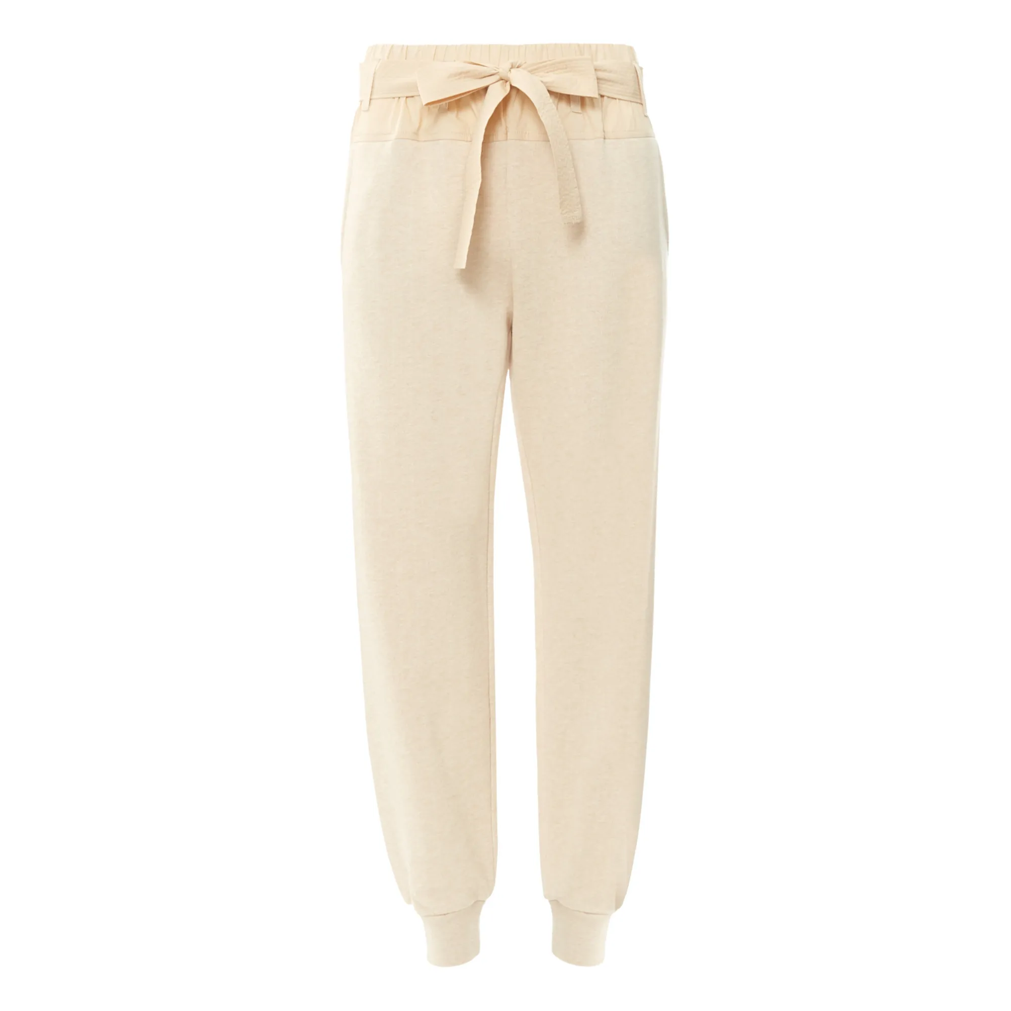 Ulla Johnson Beige Belted Haven Knit Jogger