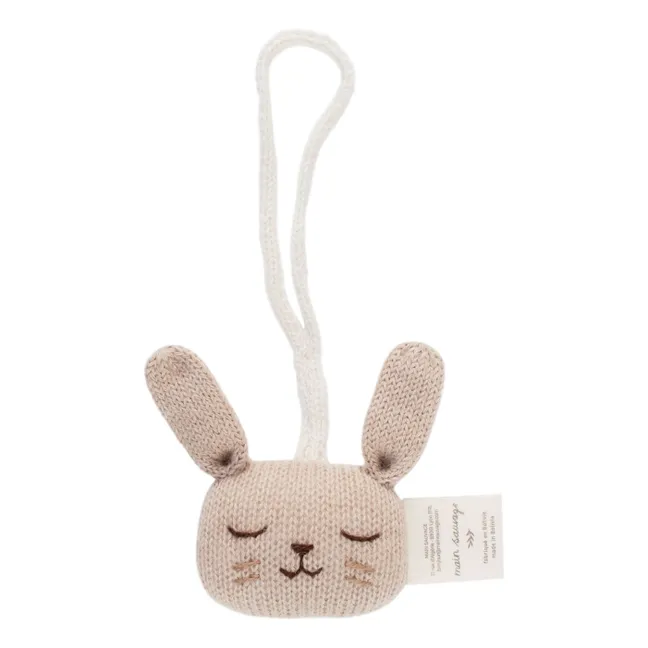 Hochet à suspendre Lapin | Beige