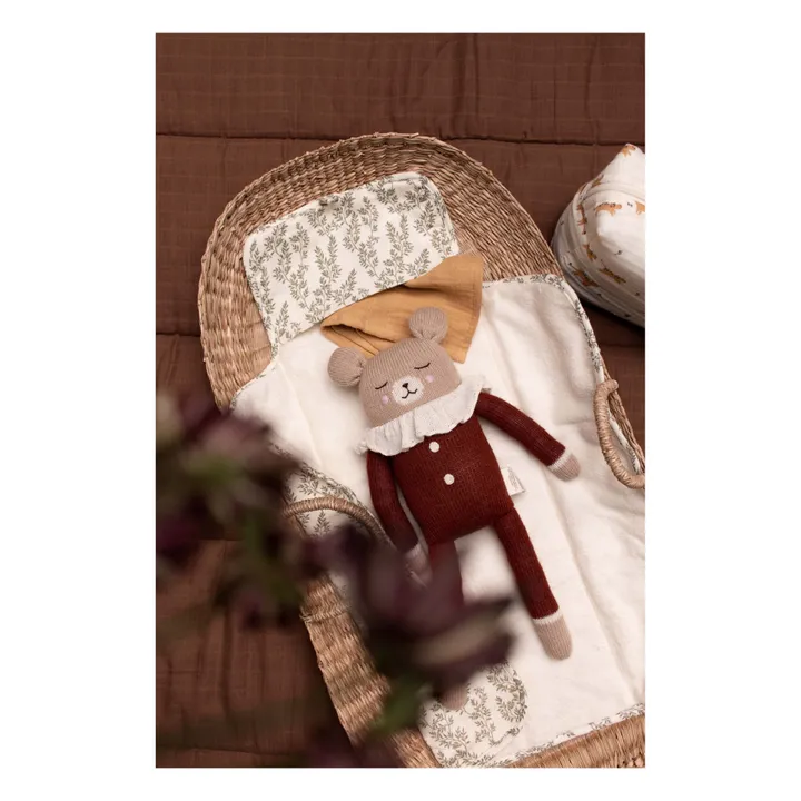 Pupazzetto, modello: orso grande, con pigiama | Terracotta- Immagine del prodotto n°1