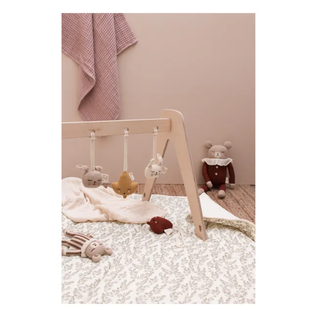 Doudou grand ourson pyjama | Terracotta