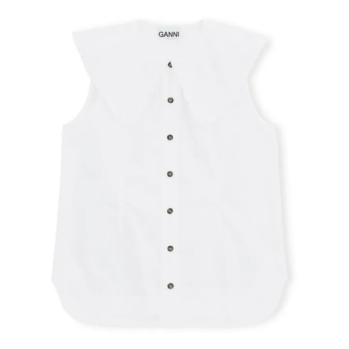 Bluse aus Bio-Baumwolle | Weiß- Produktbild Nr. 0
